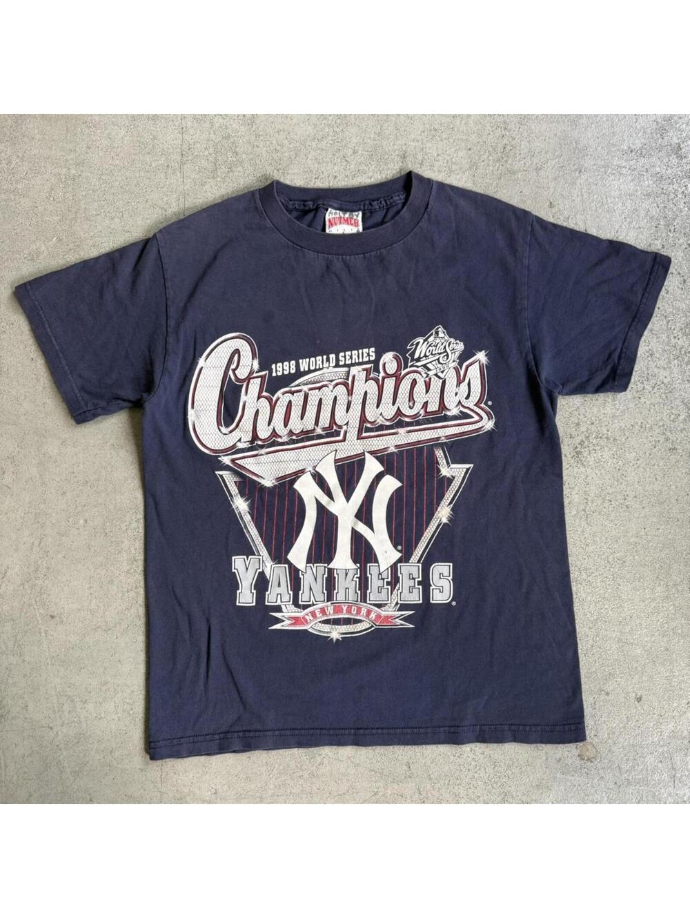 Vintage 90s 1998 MLB New York Yankees  Baseball World Series T Shirt